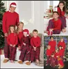 최신 크리스마스 잠옷 가족 봐 크리스마스 그리드 인쇄 된 옷은 홈 잠옷 의상 가족 의류 의상을 매칭 세트 매칭 세트