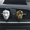 Vendetta Parfym Clip Hem Essentiell oljediffusor för bilutloppslås Klipp Auto Air Freshener Metal V Vent Clip GGA2651