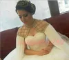 아내와 함께 멋진 아가 아프리카 웨딩 드레스 케이프 두바이 Tulle 아랍어 신부의 가운 가운 플러스 크기 Vestido de novia 신부 드레스