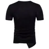 Mens Designer T Shitrs Spell Leather Cool O-Collo Manica corta Hip Hop Style Summer New Fashion Camicie Uomo