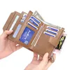 HG New men's short wallet simple fashion business multi-card wallet bag PU driver's license card package