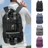 Men Women Anti Theft Skateboard Backpack Laptop Sports USB Charging Adjustable Strap Travel Students Zipper Longboard School340W