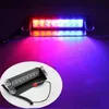 Car Truck Emergency Flasher Dash Strobe Warning Light Day Running Flash Led Police Lights 8 LEDs 3 Flashing Modes 12V