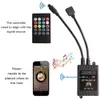 موسيقى Bluetooth wifi RGB LED STRIP LIGHT 2835 DC 12V مقاوم للماء 5M 60 LEDS M RIBBON LED DIODE TAPE ADAPTER6196804