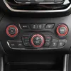 Car CD Switch Button Knob Cover Ring Audio Switch Bezel For Grand Cherokee 2014 Auto Exterior Accessories2317