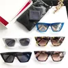 Neue, hochwertige Damen-Sonnenbrille, beliebte Mode, Cat-Eye-Sonnenbrille, Gafas de Sol, Originalverpackung, 41468, UV-Schutz-Sonnenbrille