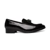 Heren slip op casual zwarte formele kantoorschoenen Populaire heren luxe schoenen Comfortabele herenkleding schoenen Bruiloft