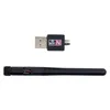 USB2.0 wireless network card 150M mini WIFI receiver laptop adapter 2DB large antenna Free DHL