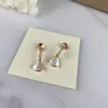 Dangle Lustre Boucle D'oreille Jupe Pendentif Boucles D'oreilles Bijoux S925 En Argent Sterling Femmes Haute Fête De Noël Gift11