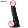 Mwoiiowm 19cm Whopper Black realistische dildos sukkel lul voor vrouwen erotische seksspeeltjes simulatie mannelijke penis volwassen seksproducten3141056