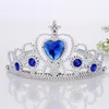 Meisjes prinses kroon 9 kleuren plastic tiara haaraccessoires mooie kristallen hoofd merken kinderen verjaardagsfeest kerstcadeau