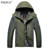 Tiepus printemps et automne nouvelle veste hommes à capuche imperméable coupe-vent hommes mince voyage vêtements d'extérieur grande taille L ~ 5xl 6xl 7xl 8xl