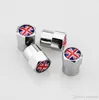 Mini tampas de válvula de pneu de cubo de metal, bandeira da Inglaterra, Reino Unido, válvulas Union Jack, tampa de válvula, tampa de poeira de ar, emblemas de carro adequados para Mitsubi5663765