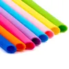 New Silicone Palhinha Bent Straw Reto para o suco de fruta Café Soda Leite de Proteção Ambiental Hleath com escova de limpeza HHA470