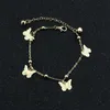 2019 Leaf Butterfly Dragonfly Anklet Bransoletka na nodze dla kobiet Moda Chian na stóp Dziewczyna Plaża Bransoletki Biżuteria Prezent