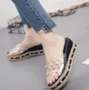 Designer slippers cut out summer beach sandals designer Fashion women slides outdoor slippers indoor slip on flip flops