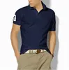 mens polos Top Tee Short sleeve T-Shirts Big or small horse Plus size S-2XL multiple colour Embroidery Hommes Classic business casual Cotton breathable Christmas