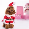 Kerstmis Dog Clothes Cute Festival Dressing Kleding Warme Look Verticale Stedende Kostuums Kerst Party Pet Supplies YD0410