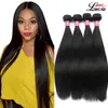 Grade 8A Malaysian Virgin human hair Products 100% Unprocessed Virgin Malaysian Straight Hair Natural Color #1B Free Shipping