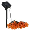 Decoração à prova d 'água Luz Solar Corda Ao Ar Livre 30LED Abóbora Careta Halloween Jardim Paisagem Lanterna Decorativa Decoração de festa Ao Ar Livre