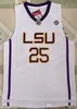 高校Montverde Academy Eagles Ben Simmons Jersey 20男性バスケットボールLSU Tigers College 25 Simmons Jersey Sticthed White Yellow Purplew