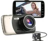 Sistema di sicurezza per auto da 4 pollici Viceo Registratore Videocamera per auto DVR Full HD 1080P Veicolo Data di viaggio Obiettivo da 150 gradi Visione notturna Tachigrafo