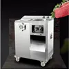 Affettatrice verticale per carne di alta qualità, grande cucina, multifunzione, automatica, gruppo coltelli rimovibili, macchina per tagliare la carne 220v / 50hz