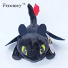 Comment dresser vos jouets Dragon Night Fury Dragon peluche poupée jouets sans dents Dragon figurine jouets enfants enfants cadeau