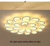 Prosta sztuka nowoczesna okrągła lampy sufitowe LED Creative Acrylic Windmill Lighting Slim Lights for Study Room Sypialnia Hall Living Villas