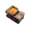 Tactical RMT Flip Red Dot Sight Sight Reflex Pieghevole Refelex con 20mm Picatinny Mount Tan Colour