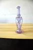 Other smoking sets, purple three-ring backwater oil rig hookah, beautifully designed 14mm joint welcome to order, price concessions