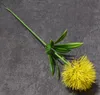 Artificial Flowers Dandelion Decorative Plastic Flower Wedding Home Decoration Valentine's Day Flowers White Green Length 25cm