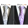 Moda 8cm jedwabny żółty czarny pasiasty krawaty na szyję dla mężczyzn kwiat biznesu wesele klasyczny krawat Neckwear prezent 2020