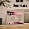 Övriga klockor Tillbehör 3D Dynamisk Flödande Grit Sandmålning Transparent Glas Ramteckning Landskap B881