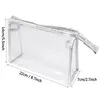 Transparent Multifonctionnel Portable Étanche PVC Cosmétique Trousse De Maquillage Pochette À Main Organisateur Zipper Cosmétiques Sac Trousse De Toilette