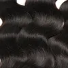 Hot Peruvian Malaysian Human Hair Bundlar Indien Kroppsvåg Bodywave 30 32 36 38 38 40 tums bunt Remy Humen Hairs Extension Indian Weft Donor