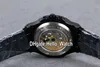 Новый 40 -миллиметровый Sport 57111 5711 Asian 2813 Automatic Mens Watch Balck Roman Dial Pvd All Black Steel Bracelet PPHW Часы Hellowatch 7194844