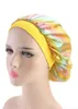 Laser Beret Elastic Wide Side Sleep Turban Hat Silky Shower Cap Hair Care Perm Cap för Woman Head Wrap Hair Accessories DA2058202020