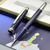 Högkvalitativ petit Prince Blue Rollerball Ballpoint Pennor Stationery Office School Söt snidande metallharts Skrivar Ink Gift Pen3013