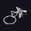 Hediyelik metal uçak anahtarlık tokası mini düzlem anahtar zincirli uçak modeli anahtarlık uçağı anahtar zinciri hediyeler erkekler için çocuklar için tüm2285102