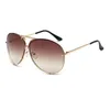 occhiali da sole oversize Occhiali da sole Donna Vintage Pilot Occhiali classici in metallo Street Beat Shopping Specchio Oculos De Sol Gafas UV400