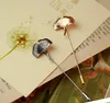 Ginkgo biloba Gold Silber Blatt Revers Stick Brosche Pin Anzug Smoking Corsage Hochzeit Boutonniere Retro Knöpfe Reversnadel Stick Brosche