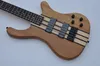 Factory custom Elm body Electric Bass Guitar with 3 Active Pickups,Black Hardware,Rosewood fingerboard,Neck through body,offer customized
