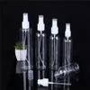 10ml 20ml 30ml 50ml 60ml 100ml Refillable Plastic Fine Mist Perfume Bottle Make up Clear Empty Spray Bottles Cosmetic PET Container