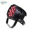 Outdoor waterproof par light IP65 stage flat par led matrix light RGBWAU 6in1 par club lights for dj disco party club