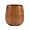 Небольшой деревянный кубок вина Примитивный ручной работы Природные мармелад древесины высокого качества Деревянная кружка Завтрак Пиво Молоко Drinkware 100