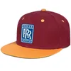 Rolls Royce RR logo simbolo emblema uomo e donna snapback berretto da baseball stili team Hip Hop cappelli a tesa piatta Logo LOGO blu effetto invecchiato6149170