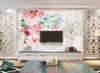 Custom 3D Wallpaper Mural European style hand drawn flowers wall murals background Wallpapers Living Room Bedroom wall stickers decoration