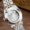 Tevise Fashion Automatic Men Watch Watchical Mechanical Watches Gold Dial Skeleton Men Watch Working Men's Wristwatches214Q