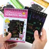 Color Magic arc-en-papier Scratch Notebook Conseil bricolage Dessin Artisanat Jouets d'enfants Coloriages Livres pour les enfants Peinture Doodle